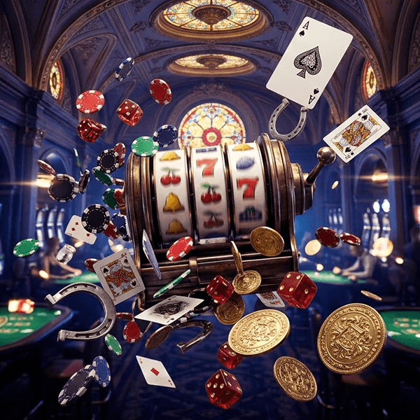 Luxury online casino gaming interface